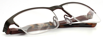 Skaga Titanium 2573-U Oljan 201 Brown Tortoise Authentic Eyeglasses SKAGA TITANIUM 2573-U OLJAN 201 BROWN TORTOISE AUTHENTIC  main image 4