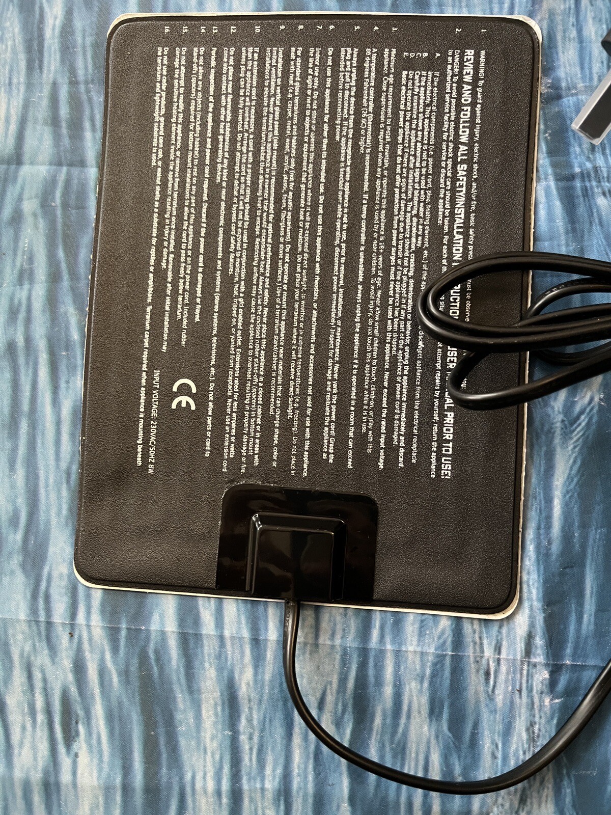 DERNORD Heat Mat Reptile 8W Heating Pad Reptile for Snake Terrarium