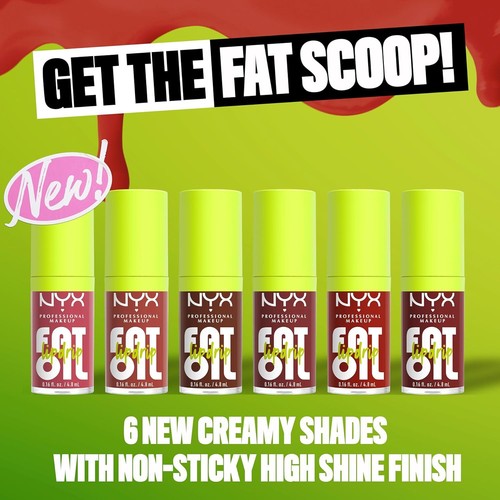 NYX PROFESSIONAL MAKEUP Fat Oil Lip Drip, Moisturizing, Shiny and Vegan Tinted L - Picture 4 of 26
