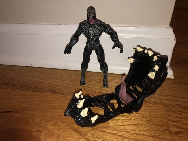 2007 Spider-man 3 Venom Figure With Web 