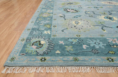 12x9 New Turkish Oushak Hand Knotted Wool Rug Living Area Rug - Picture 6 of 10