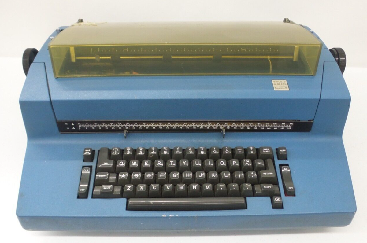 IBM タイプライター VINTAGE IBM CORRECTING SELECTRIC II TYPE WRITER FOR PARTS (126766