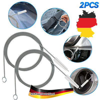 2Flexible Auto Abfluss Bagger Schiebedach Reinigung Schrubber-Bürste-Werkzeug DE