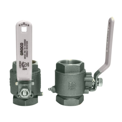 GROCO 1-1/2'' NPT Stainless Steel In-Line Ball Valve