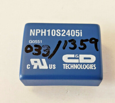 NOS Murata/C&D Technologies Isolated 10W 1-Output DC to DC Converter NPH10S2405i