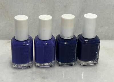4 Essie Nail Polish (2) 915 All Access Pass & (2) 930 Point of Blue 0.46 oz
