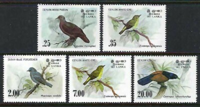Sri Lanka - 1983 5v. MNH Exotic Birds Fauna | eBay