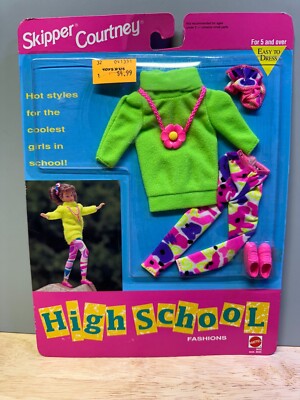 BARBIE MATTEL ''HIGH SCHOOL'' FASHION OUTFIT FOR SKIPPER COURTNEY #3654