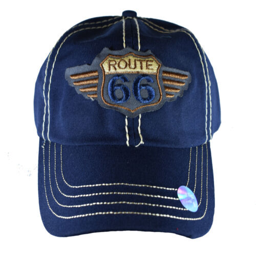 Vintage trucker hat mesh cap Route US 66 highway interstate Vintage trucker hat mesh cap Route US 66 highway interstate