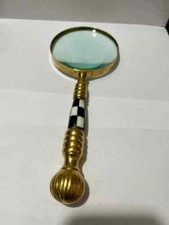 Magnifying Glass Handheld 5x Page Reader for Books, Maps, Nautical Decor