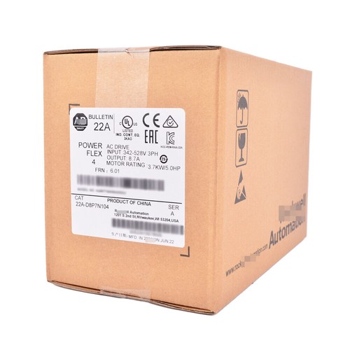Allen-Bradley 22A-D8P7N104 Ser A PowerFlex 4 3.7 kW (5 Hp) AC Drive 1pcs - Picture 2 of 5