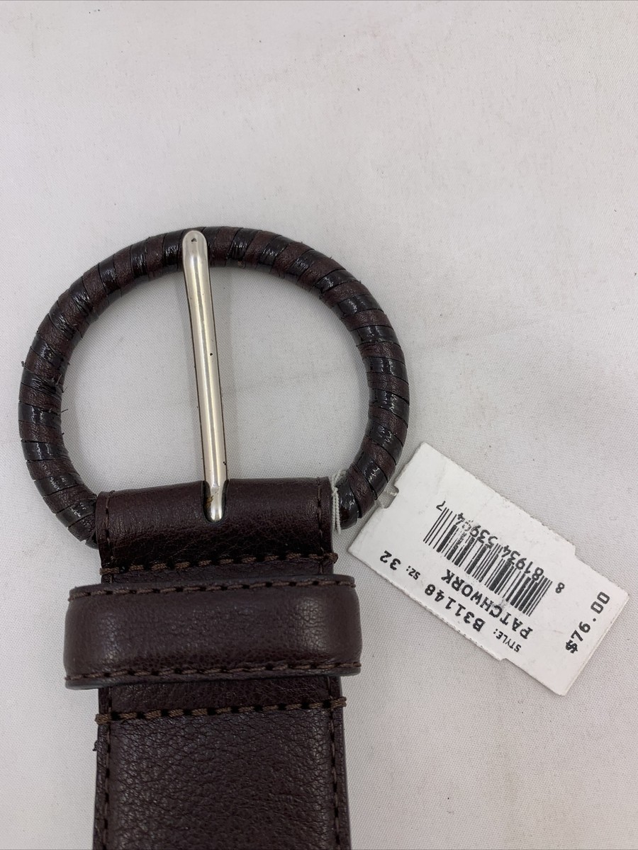 Brighton PATCHWORK Brown Leather Belt Size 32 NWT B31148 | eBay display picture 2