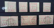 AL D. Lokalausg. ab '45 Strausberg 34 B-37 B postfr.+ 3 Z.-Dr. gestemp. MW: 40.-