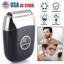 Men's USB Electric Shaver Trimmer Razor Hair Beard Shaving Machine Rechargeable