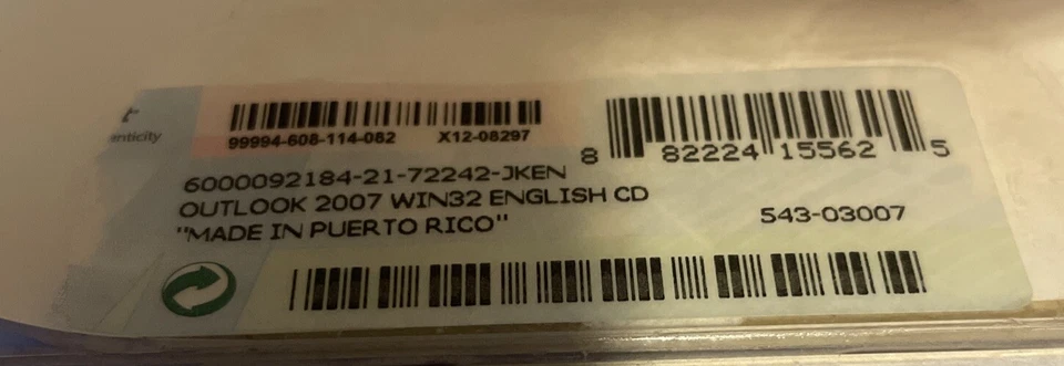 Microsoft Office Outlook 2007 Software with Product Key Genuine - Image 4 of 4