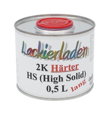 2K HS 2:1 Klarlack Härter lang 0,5 L | aushärten 500 ml kratzfest langsam