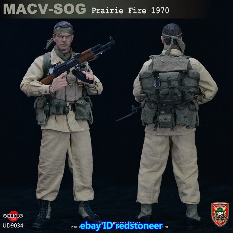 その他 UJINDOU 1/6 MACV-SOG Prairie Fire UD9034 MACV SOG Prairie Fire 1970 UJINDOU 1/6 Scale Male Action Figure