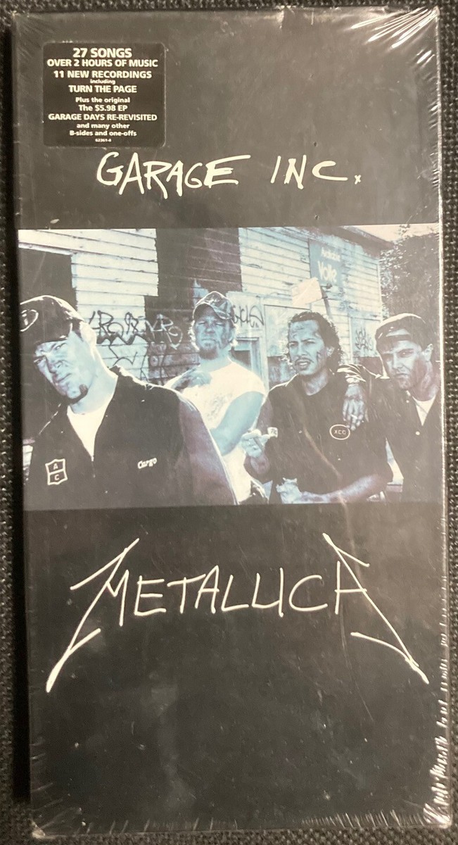 Metallica ‎– Garage Inc.- 2 CASSETTE LONGBOX 1998 - SEALED MINT