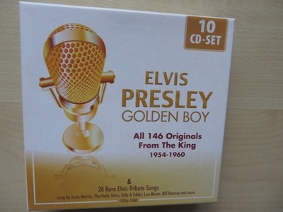 10 CD-SET ELVIS PRESLEY - GOLDEN BOY - ALL 146 ORIGINALS FROM THE KING 1954-1960