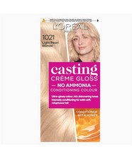 Loreal Paris Casting Creme Gloss Conditioning Color 1021 Light Pearl Blonde