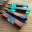 NEW-Handmade-Resin-Wood-Pendant-Necklace-Wooden-Jewelry-For-Men-Women miniatuur 2