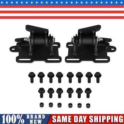 Engine Swap Mounts Adjustable w/ Hardware Fit for GM Body 78-88 LS1 LS2 LS6 LSX
