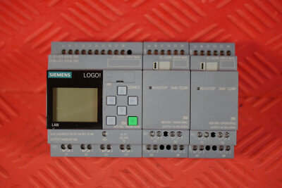 Siemens 6ED1052-1MD08-0BA0 LOGO! + 2x 6ED1055-1MB00-0BA2 Output Relay TOP!