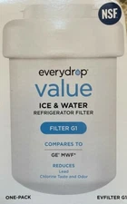 EveryDrop GE Ice & Water Refrigerator Filter - MWF / EVFILTER G1