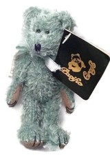 Jointed Plush Bear 4 Inch Mint Green