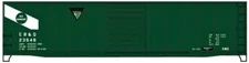 Accurail (HO) #81212 CB&Q - 50' Single-Door Riveted-Sided Boxcar #23548 Kit