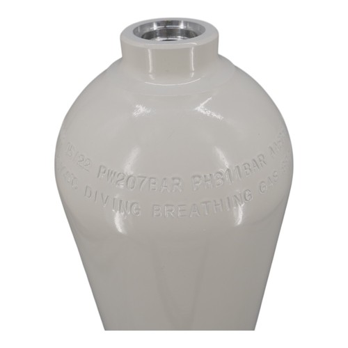 Aluminium Tauchflasche 5,7 Liter (40cuf), 207 bar mit Brückenventil G5/8" Links - Picture 5 of 7