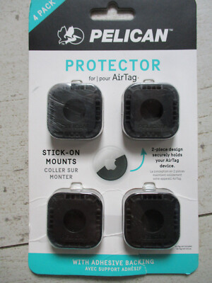 Pelican Protector , 4 Stck Aufklebehalterung für Appel Air Tag Neu ( A54