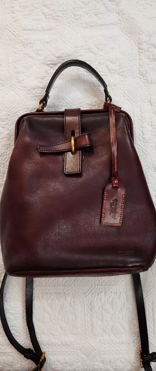 Old Trend Women s Genuine Leather Pamela Backpack Burgundy