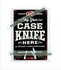 CASE KNIFE metal tin sign beautiful bedroom auto garage decor