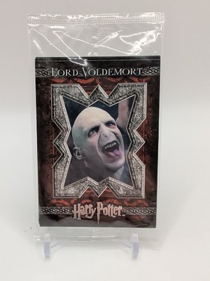 Harry Potter Lord Voldemort Trading Card Promo Pack - Sealed (4