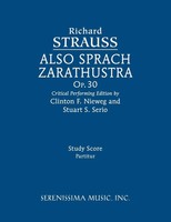 Also Sprach Zarathustra, Op.30 Study Score Richard Strauss Taschenbuch Englisch