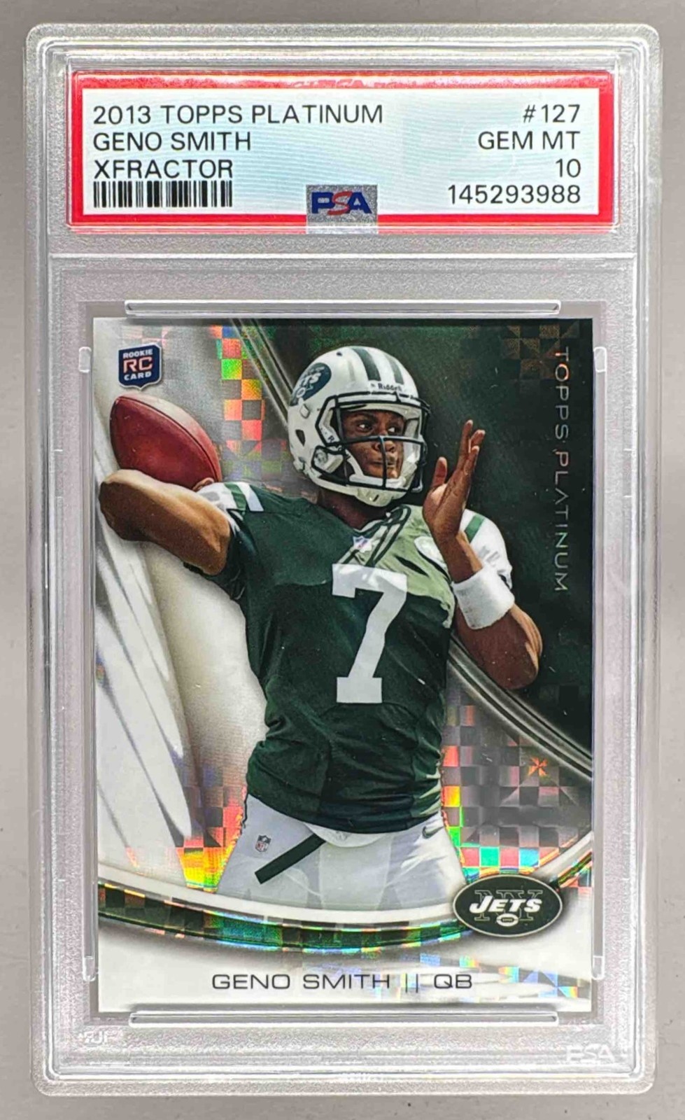 Geno Smith Topps Platinum #127 Xfractor