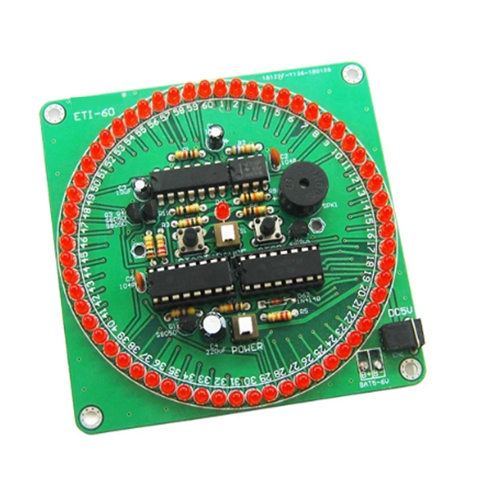 60 Second Countdown Timer DIY Kit Smart Timing Alarm Parts Electronic Kit - Image 4 of 4