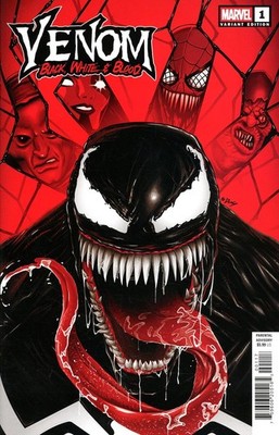 Venom Black White & Blood #1 1:25 Doaly Variant Marvel 2025 NEW NM- OR BETTER