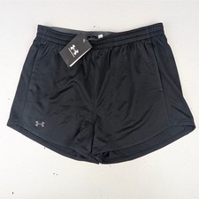 Under Armour Girls Large Tech Mesh Play Up Shorts - Black