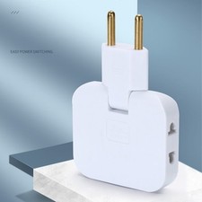 EU Plug 3 AC Outlet Power Strip Multiprise Convert 3 Extension Electrical Socket