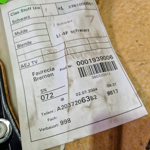 C8VL* Mercedes W203 Türverkleidung Türpappe vorne links A203720632 - Bild 10 von 11