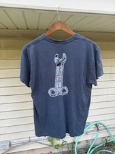 Vintage 2000s Tool Band T-Shirt Wrench Logo Los Angeles California Black Mens M