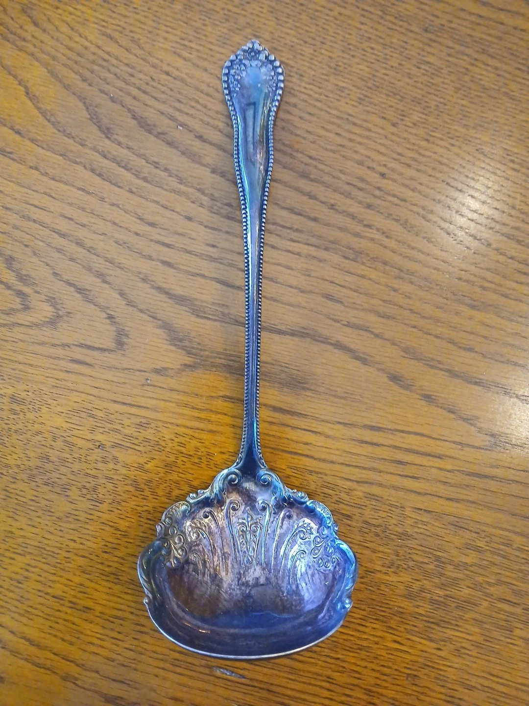 Vintage Wm. Rogers Silverplated AA Punch Bowl Ladle