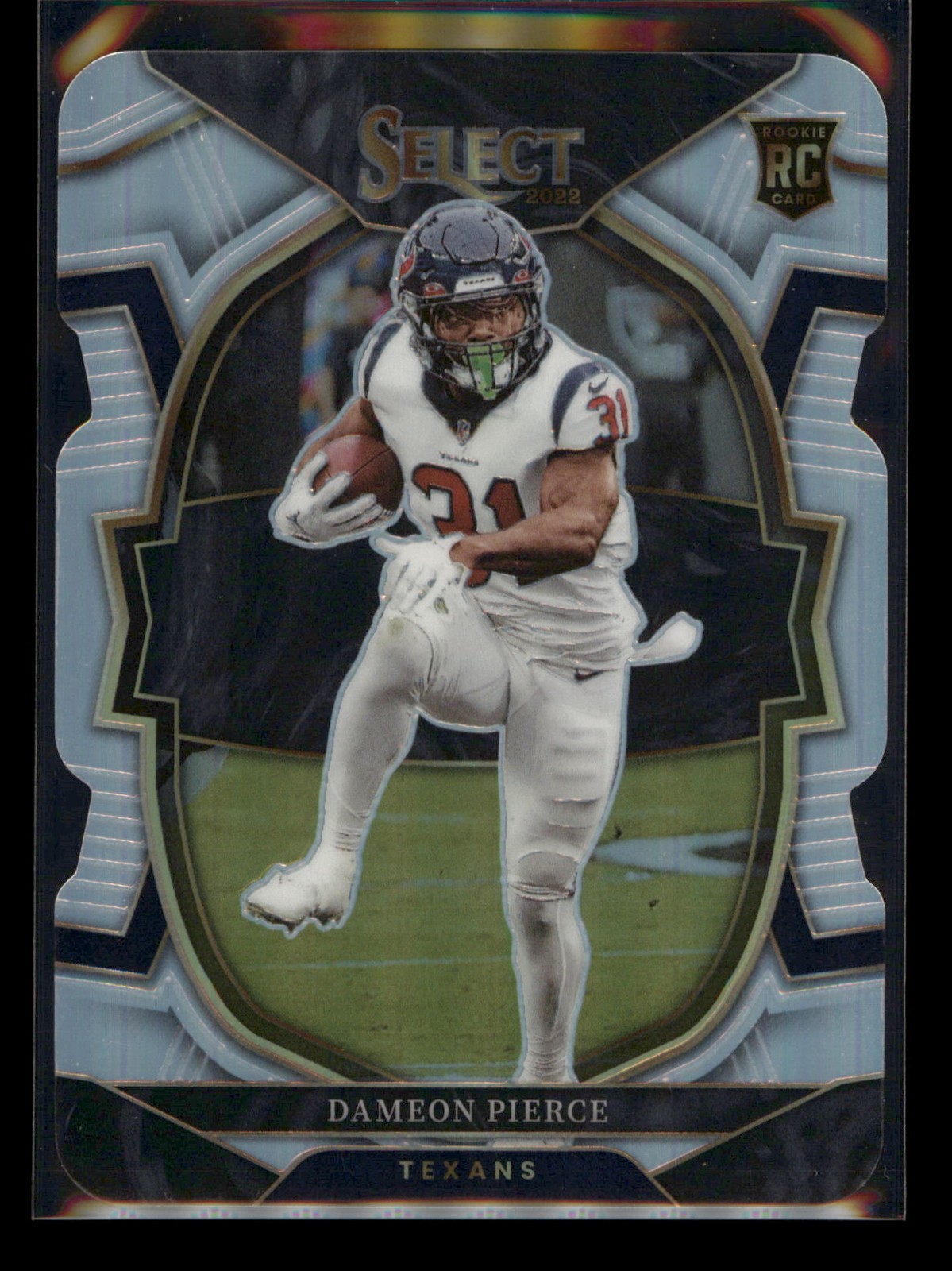 2022 Panini Select #47 Dameon Pierce Silver Prizm Die Cut