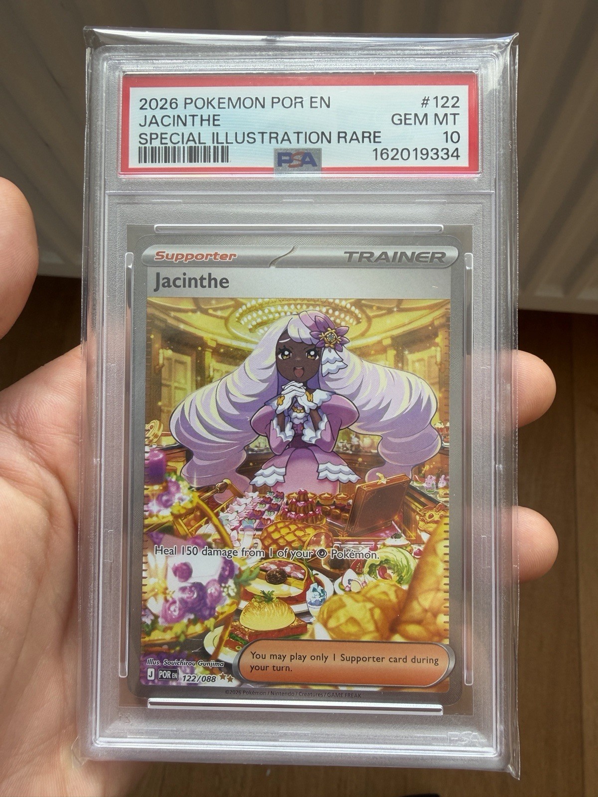 JACINTHE #122 2026 Pokemon Perfect Order Trading Card Game PSA 10