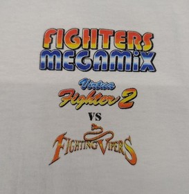 Vintage 90s Sega Saturn Fighters Mega Mix promo t-shirt