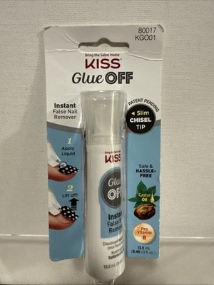 KISS Glue Off False Nail Remover  KGO01 SLIM CHISEL TIP w/free gift Free Ship