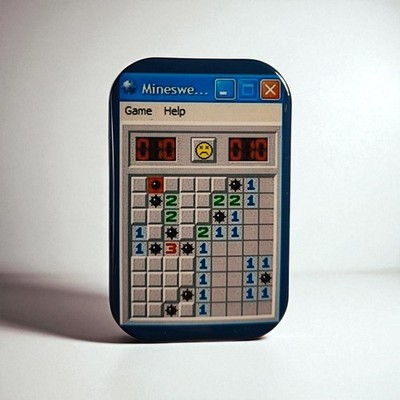 Windows Minesweeper | Kühlschrankmagnet | NEU | Retro Artikel