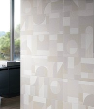 Domino Shapes Tiles Ivory And White  34x91cm Joblot 10sqm